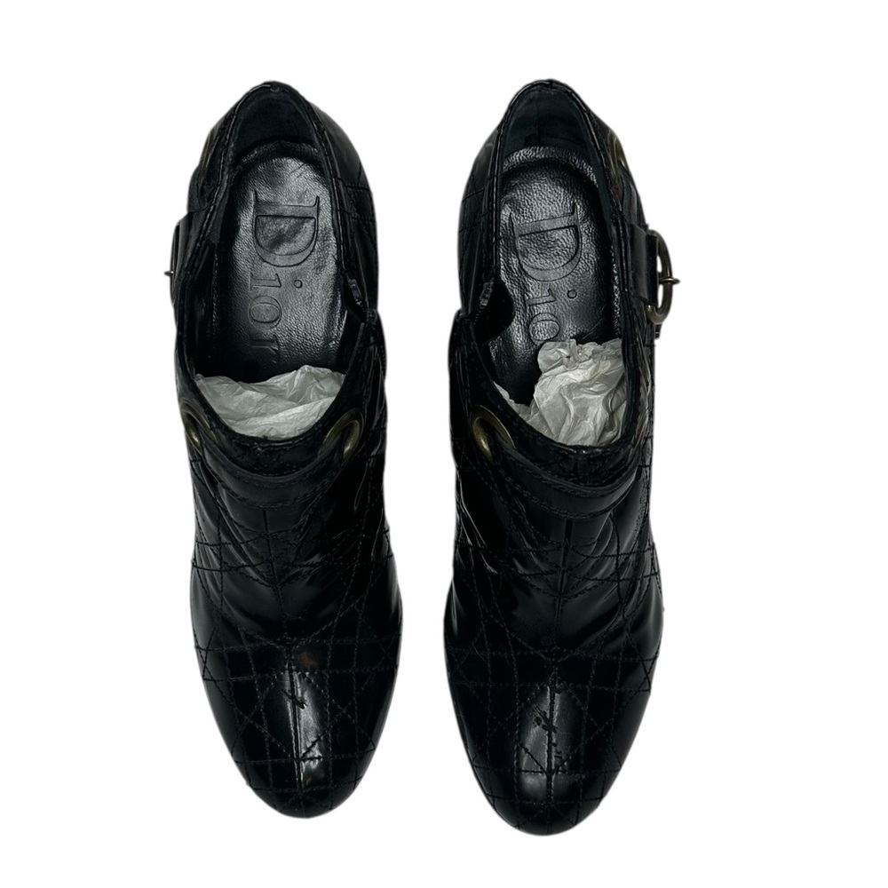 Dior Cannage Black Leather Ankle Booties 38 - Picture 15 of 15